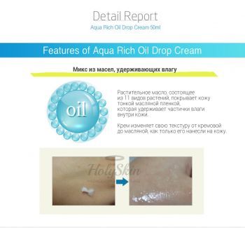 Aqua Rich Oil Drop Cream description