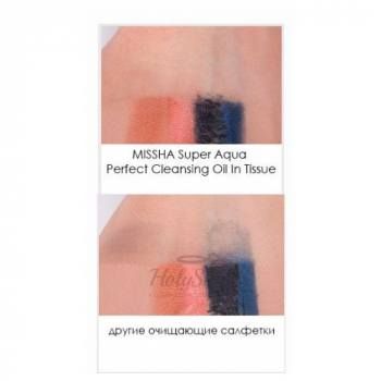 Super Aqua Perfect Cleansing Oil In Tissue (Large Volume) Missha купить