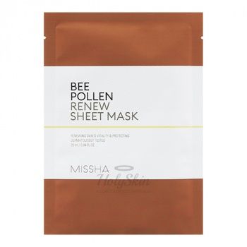 Bee Pollen Renew Sheet Mask Missha отзывы