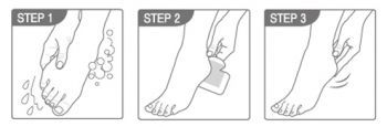 Skin Clinic 3 Step Micro Peel Heel Patch Kit купить