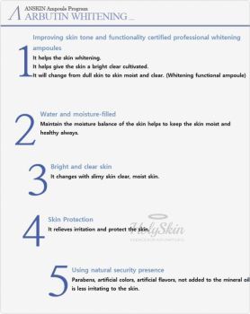 Arbutin Whitening Ampoule Anskin купить