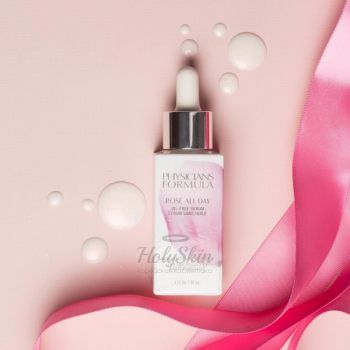 Rose All Day Oil-free Serum Выравнивающий текстуру праймер-сыворотка для осветления