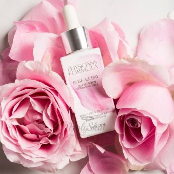 Rose All Day Oil-free Serum Выравнивающий текстуру праймер-сыворотка для осветления