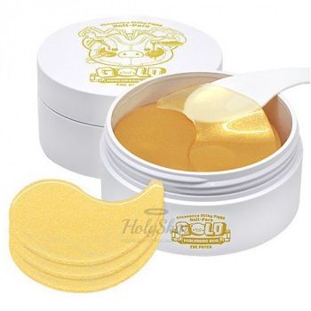 Milky Piggy Hell-Pore Gold Hyaluronic Acid Eye Patch Увлажняющие гидрогелевые патчи для век