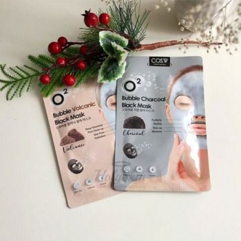 O2 Bubble Black Mask Пузырьковая маска для лица