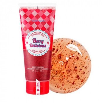 Berry Delicious Strawberry Body Scrub & Wash Клубничный гель-скраб для тела