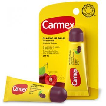 Carmex Lip Balm Cherry Tube 10g Классический бальзам для губ