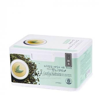 Daily Sheet Mask Green Tea Soothing Ежедневные тканевые маски для лица с экстрактом зеленого чая