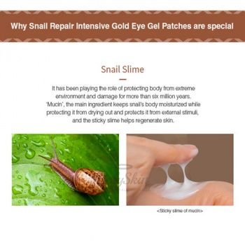 Snail Repair Intensive Gold Eye Gel Patch Гидрогелевые патчи для век