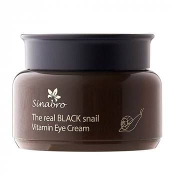The Real Black Snail Vitamin Eye Cream Восстанавливающий крем для век
