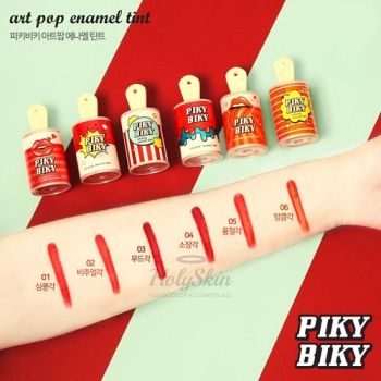 Piky Biky Art Pop Enamel Tint Тинт-эмаль для губ
