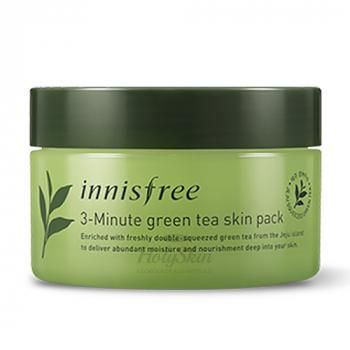 3-Minute Green Tea skin Pack Трехминутная маска для лица