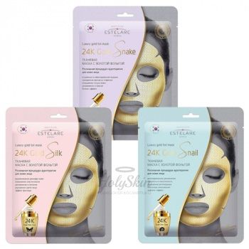 Estelare 24K Gold Тканевая маска с золотом