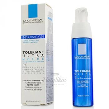 Toleriane Ultra Nuit Ночной успокаивающий крем для лица и глаз