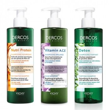 Dercos Nutrients Shampoo восстановление, увлажнение, питание
