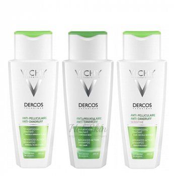 Dercos Anti-Dandruff Shampoo очищение, против перхоти, смягчение