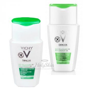 Dercos Anti-Dandruff Shampoo 100 мл увлажнение, лечение перхоти, восстановление