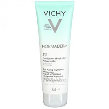 Normaderm Tri-Activ Scrab+Cleanser+Mask очищение, сужение пор, матирование