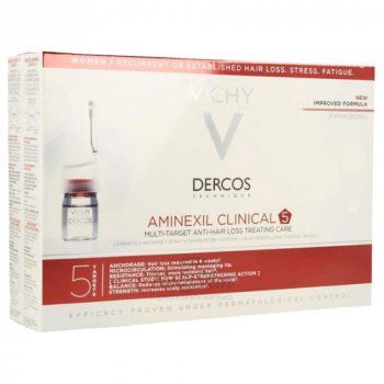 Dercos Aminexil Intensive 5 Women против выпадения волос, интенсивный уход, для женщин