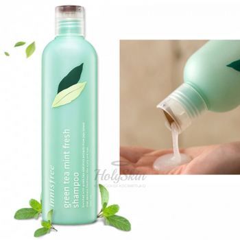 Green Tea Mint Fresh Shampoo Питательный шампунь для волос