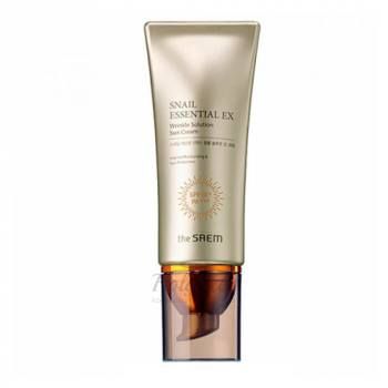 Snail Essential Ex Wrinkle Solution Sun Cream Солнцезащитный восстанавливающий крем