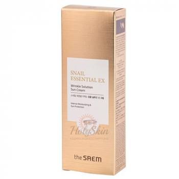 Snail Essential Ex Wrinkle Solution Sun Cream Солнцезащитный восстанавливающий крем