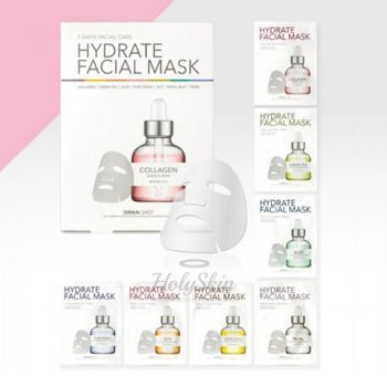 7 Days Facial Care Hydrate Facial Mask Dermal