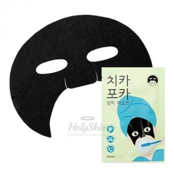 Chi Ka Po Ka Tooth Brushing Mask Утренняя тканевая маска для увлажнения кожи