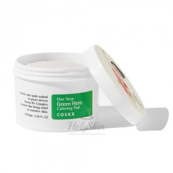 One Step Green Hero Calming Pad Успокаивающие диски для чувствительной кожи