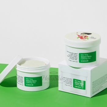 One Step Green Hero Calming Pad Успокаивающие диски для чувствительной кожи