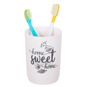 HS Стакан для зубных щёток пластик Sweet Home купить