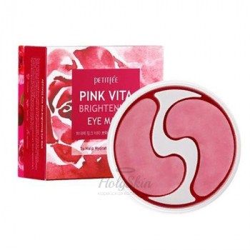 Pink Vita Brightening Eye Mask Осветляющие тканевые патчи для глаз