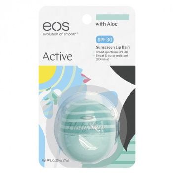 EOS Active Lip Balm Aloe With SPF 30 Активный бальзам для губ с алоэ