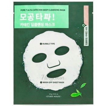 Pore T.A.P.A Catechin Deep Cleansing Mask Кислородная очищающая тканевая маска