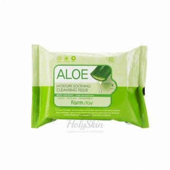 Aloe Moisture Soothing Cleansing Tissue Влажные салфетки с экстрактом алоэ
