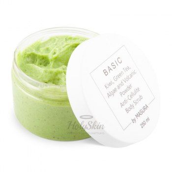 BASIC Kiwi, Green Tea, Algae and Volcanic Powder Anti-cellulite Body Scrub Антицеллюлитный скраб-крем с экстрактом киви