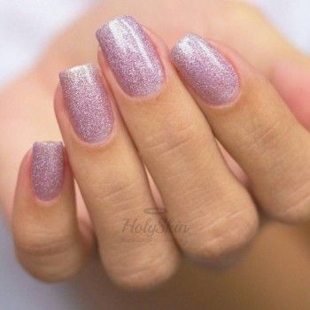 Гель-лак BASIC 294-519 Сиреневое Счастье 11 мл Гель-лак сиреневый с голографическими блестками плотный