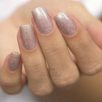 Гель-лак BASIC 294-524 Голографический Нюд 11 мл Гель-лак светло-коричневый с голографическими блестками