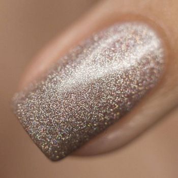 Гель-лак BASIC 294-524 Голографический Нюд 11 мл Гель-лак светло-коричневый с голографическими блестками