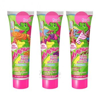 Мультяшки Зубная паста для детей с кальцием от Floralis купить