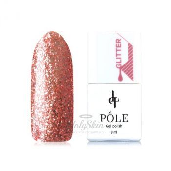 Гель-лак Glitter 18  Алый Закат купить
