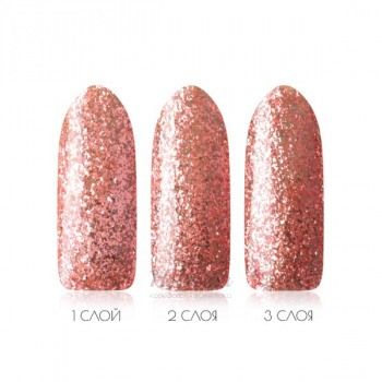 Гель-лак Glitter 18  Алый Закат купить