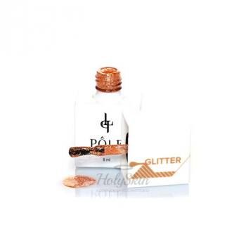 Гель-лак Glitter 21  Оранжевый Блеск POLE отзывы