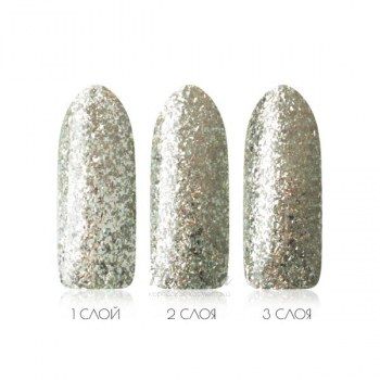 Гель-лак Glitter 28 Блестящая Мята POLE отзывы