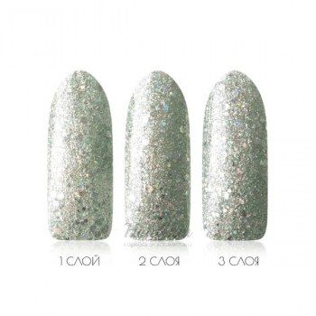 Гель-лак Glitter 29 Яблочный Пунш POLE