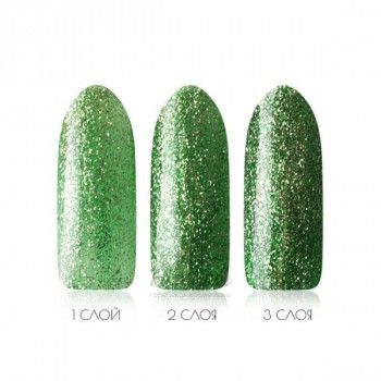 Гель-лак Glitter 35  Мерцающий Лес отзывы