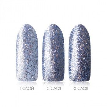 Гель-лак Glitter 41 Морозное Утро POLE отзывы