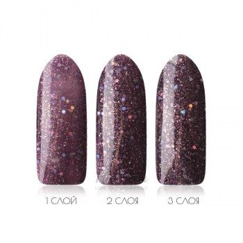 Гель-лак Glitter 44  Блестящая Слива купить