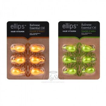 Ellips Hair Vitamin Balinese Essential Oil 6x1ml Капсулы с маслом для питания волос