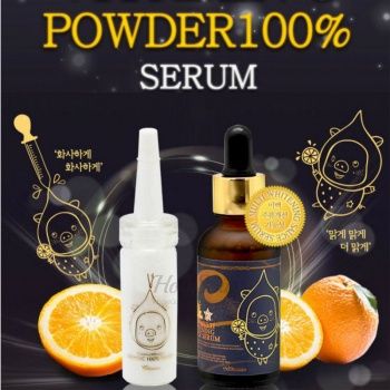Vitamin C 100% Powder + Vita Multi Whitening Souce Serum Осветляющая сыворотка и аскорбиновая кислота